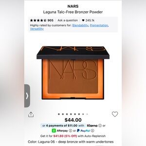 NARS Laguna Deep Bronze Matte LAGUNA 06
